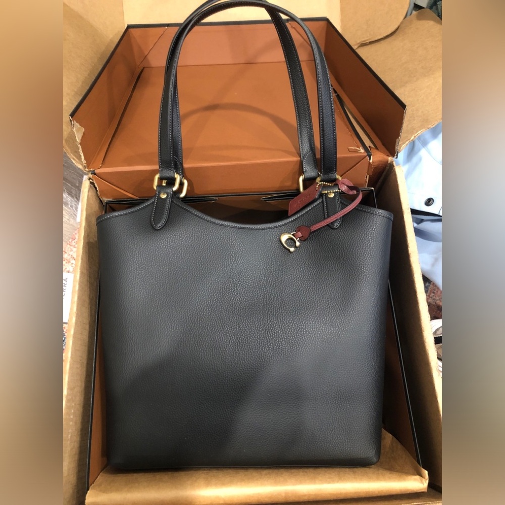 Coach Women's Polished Pebble Leather Day Tote